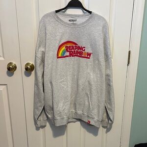 Reading Rainbow Heather Gray Sweatshirt